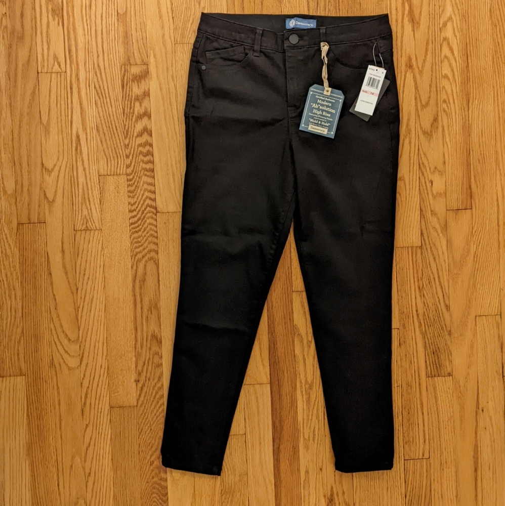 NWT Democracy High Rise Ab Solution Ankle Pants Size 10